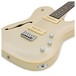 SubZero Paradigm Semi-Hollow Electric Guitar, Vintage Ivory Body Close
