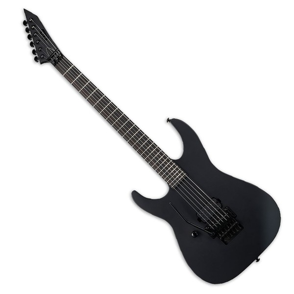 ESP LTD M-BKM Black Metal Left Handed, Black Satin - Front