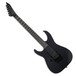 ESP LTD M-BKM Black Metal Left Handed, Black Satin - Front