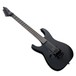 ESP LTD M-BKM Black Metal Left Handed, Black Satin - Angle