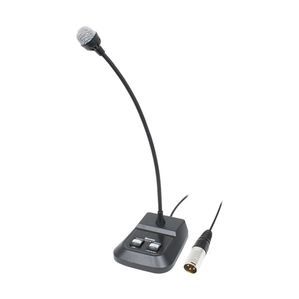 W Audio Gooseneck Dynamic Paging Microphone