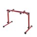 K&M 18820 Omega Pro Table Style Keyboard Stand, Red, Low
