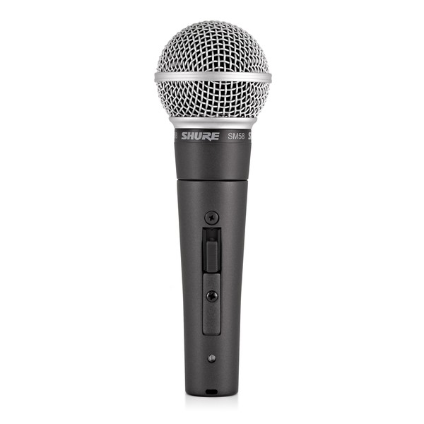 Shure SM58S Dynamic Cardioid Vocal Microphone with Switch - Front 