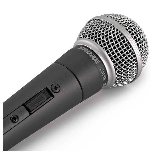 Shure SM58S Dynamic Cardioid Vocal Microphone with Switch