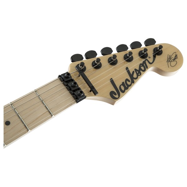 Jackson SDXQ Adrian Smith, Green - headstock