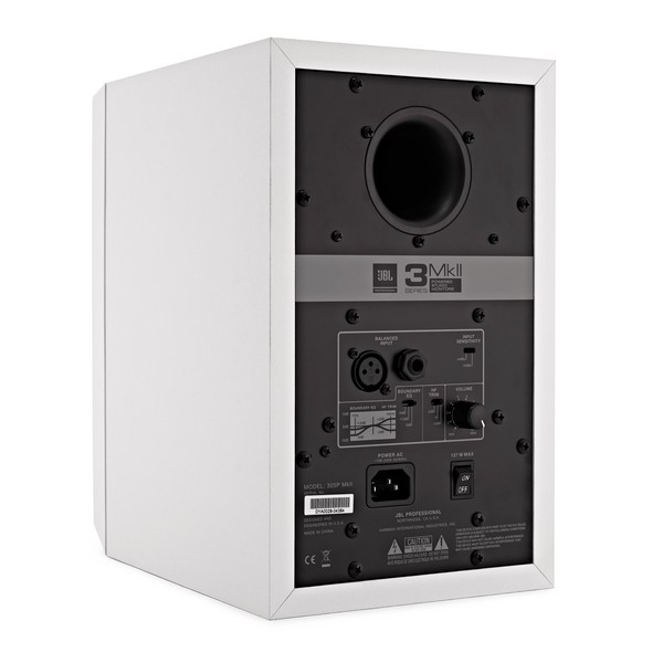 JBL 305P MKII Studio Monitor, White