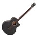 Electro Acoustic Fretless Bass Guitar by Gear4music, Black