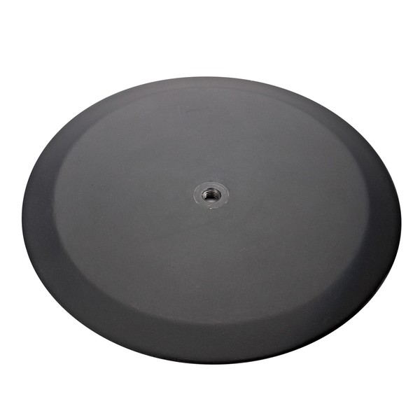 K&M 26700 Base Plate for K&M Distance Rods, Black