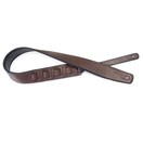 Stagg Padded Leatherette Guitar Strap, Dark Brown
