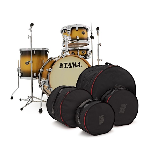 Tama Silverstar 18'' Complete set w/Hardware and Bags, Gold Duco