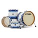 Tama Silverstar 18'' Complete set w/Hardware and Bags, Jet Blue Burst shell
