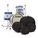 Tama Silverstar 18'' Complete set w/Hardware and Bags, Jet Blue Burst bags