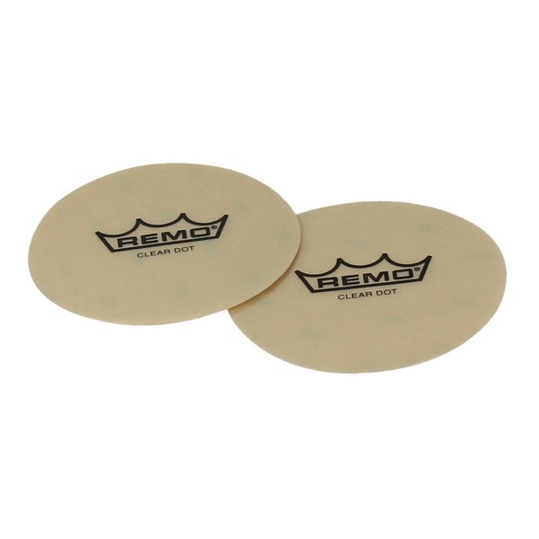 Remo 4'' Clear Dot Sound Control Patch 2 Pack