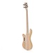 Oregon 5 String Bass Guitar by Gear4music, Natural - B-Stock