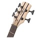 Oregon 5 String Bass Guitar by Gear4music, Natural - B-Stock