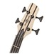 Oregon Neck Thru Bass Guitar + Case by Gear4music, Natural