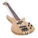 Oregon Neck Thru Bass Guitar + Case by Gear4music, Natural