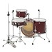 Tama Silverstar 18'' Complete set w/Hardware and Bags, Dark Cherry back