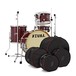 Tama Silverstar 18'' Complete set w/Hardware and Bags, Dark Cherry pack