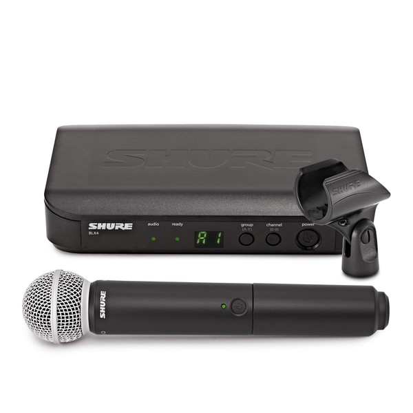 Shure BLX24UK/SM58-K3E Handheld Wireless Microphone System