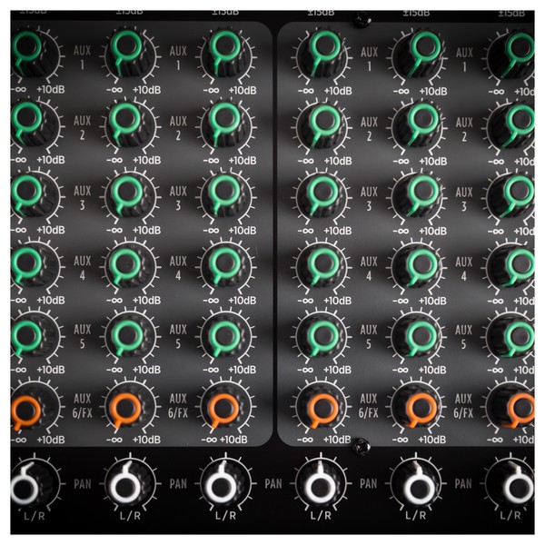 RCF E12 12-Channel Mixing Console Aux Section