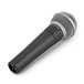 Shure SM58 Dynamic Vocal Mic with Stand and Cable - Microphone Front Angled Right