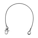 Eurolite Safety Rope UNV-15 in Black, 1000 mm