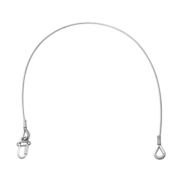 Eurolite Safety Rope UNV-35 in Silver, 1000 mm