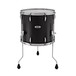 Pearl Masters Maple Complete 16 x 14'' Floor Tom, Matte Caviar Black