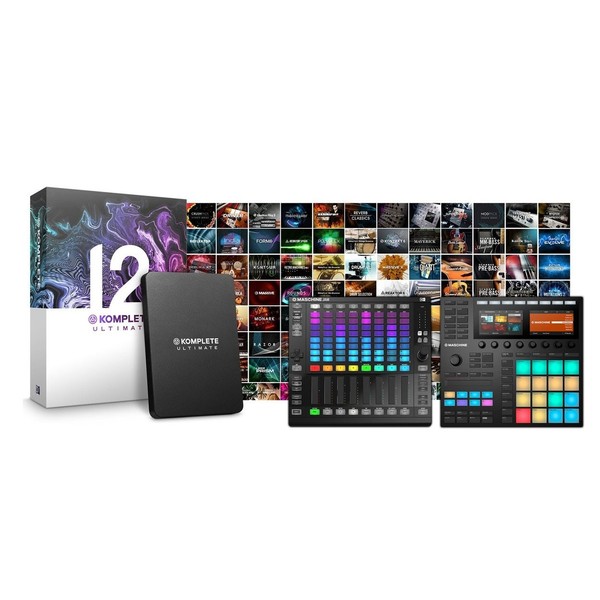 Native Instruments Maschine MK3, Jam and Komplete 12 Ultimate Bundle - Full Bundle