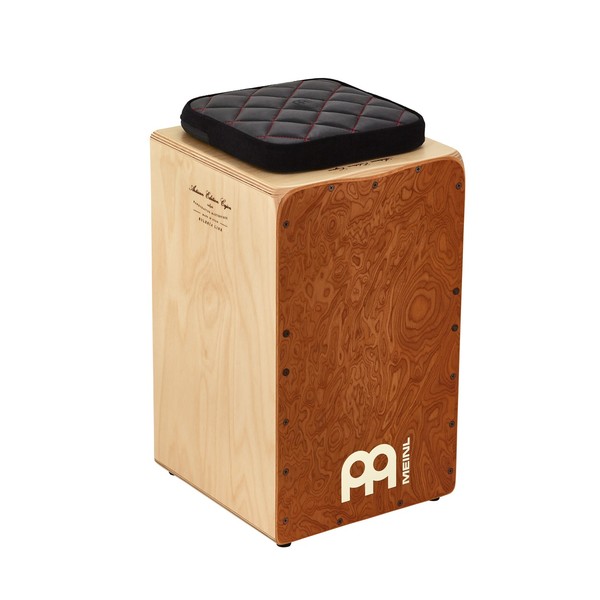 Meinl Percussion Deluxe Cajon Seat - In Use