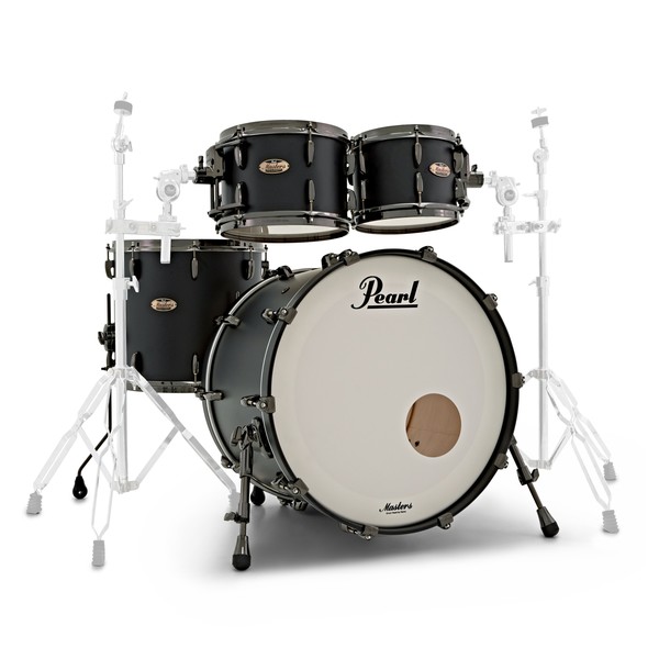 Pearl Masters MRV 22'' 4pc Ltd. Edition Shell Pack, Matte Black main