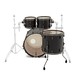 Pearl Masters MRV 22'' 4pc Ltd. Edition Shell Pack, Matte Black back
