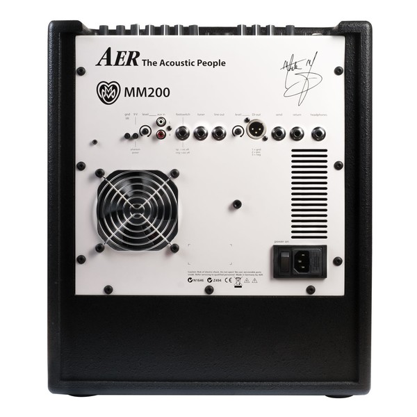 AER MM200 Monte Montgomery Signature Amp - Back
