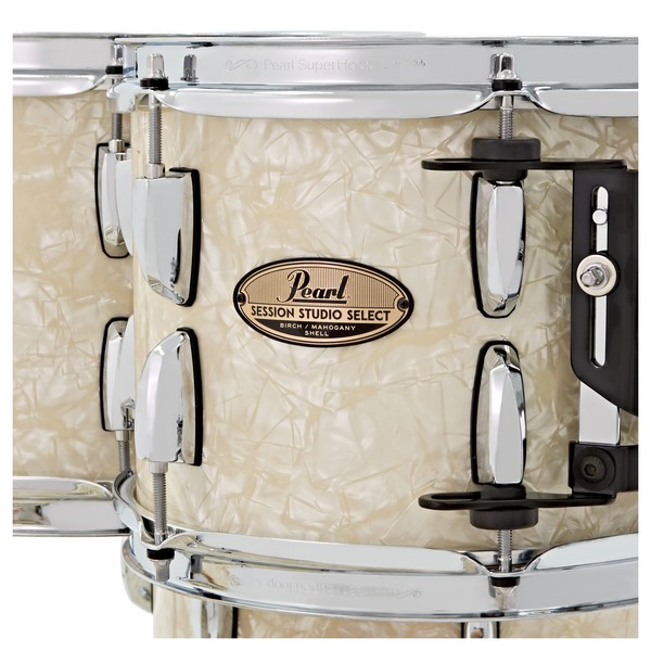 Pearl Session Studio Select 4pc 22" Shell Pack, Nicotine Marine Pearl logo