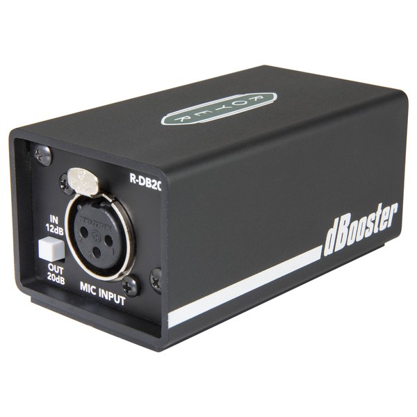 Royer R-DB20 dBooster In-line Signal Booster - Angled