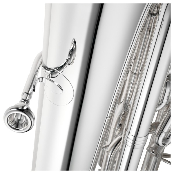 Yamaha YBB-632 Neo Series Bb Tuba, Silver, Mouthpiece