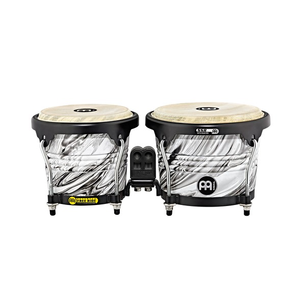 Meinl Percussion Marathon Wood Bongos, White Marble