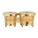 Meinl Percussion Wood Bongos, Natural, Gold Tone Hardware