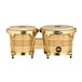 Meinl Percussion Drewno Bongos, naturalne, Gold tonowe elementy konstrukcyjne