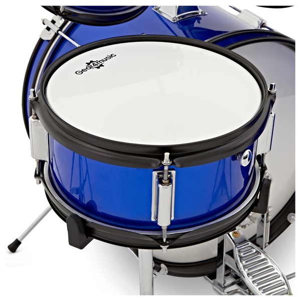 Junior 5 Piece Drum Kit by Gear4music, Blue