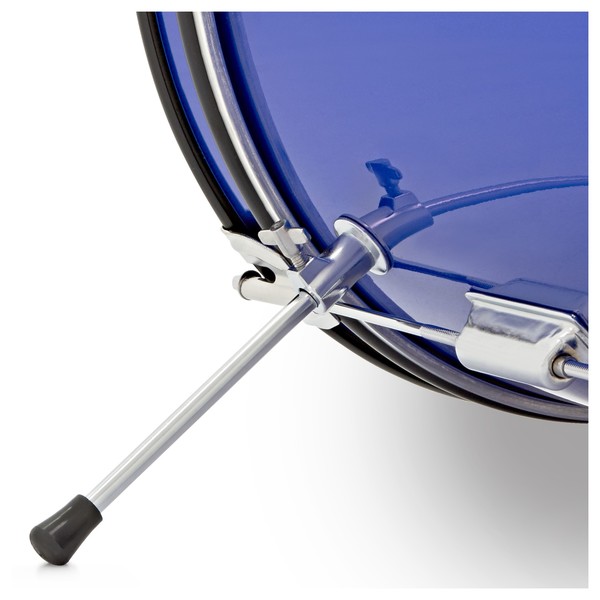 Junior 5 Piece Drum Kit by Gear4music, Blue