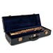 Yamaha YSS875EXHG Custom Soprano Saxophone, Gold Lacquer case open