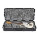 SKB iSeries Waterproof Guitar Flight Case, Offset Guitars, Open with Guitar, Front