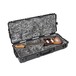 SKB iSeries Waterproof Guitar Flight Case, Offset Guitars, Open with Guitar, Angled Right