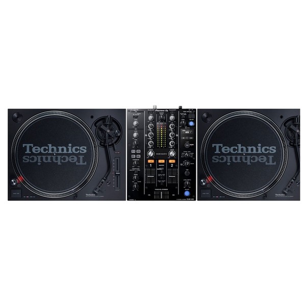 Technics SL-1210 MK7 Turntables with Pioneer DJM-DJM-450 - Full Bundle