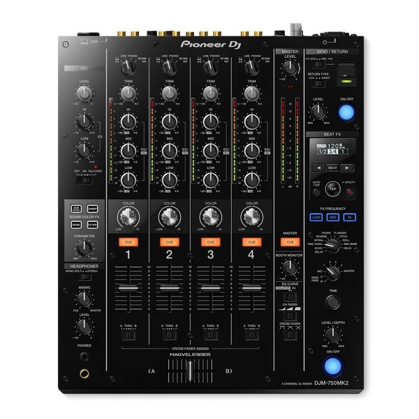 Pioneer DJM-750 MK2 DJ Mixer - Top