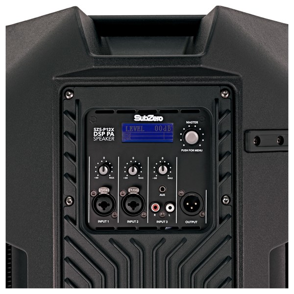 SubZero 12" DSP Speaker back close