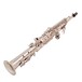 Yamaha YSS475SII Soprano Saxophone, Silver, Angle