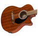 Fender FA-135CE Concert V2 Electro Acoustic WN, All Mahogany - Body View